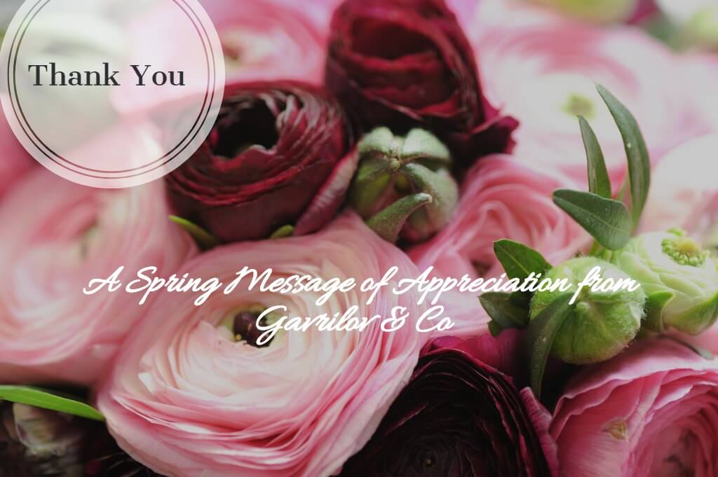 Spring Time Message of Appreciation for you,
